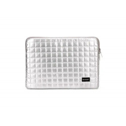 FUNDA PARA PORTATIL 15,6" DBRANDS BOMBATA CON CREMALLERA GRIS PLATA 390X290X20 MM