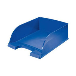 BANDEJA SOBREMESA LEITZ PLUS JUMBO OPACA COLOR AZUL 255X357X103 MM