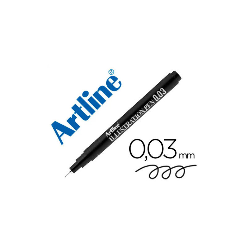 ROTULADOR ARTLINE CALIBRADO MICROMETRICO NEGRO ILLUSTRATION PEN EK-2803ILN PUNTA POLIACETAL 0,03MM