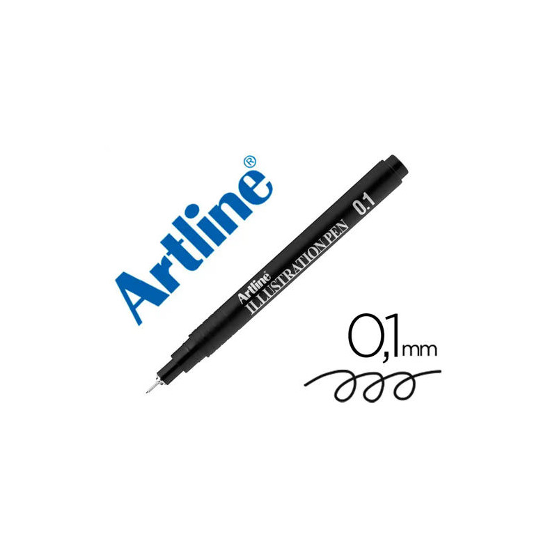 ROTULADOR ARTLINE CALIBRADO MICROMETRICO NEGRO ILLUSTRATION PEN EK-281ILN PUNTA POLIACETAL 0,1MM