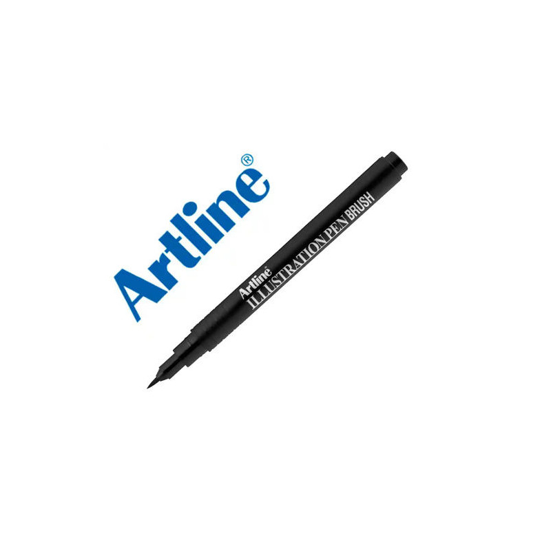 ROTULADOR ARTLINE BRUSH NEGRO ILLUSTRATION PEN EK-28FILN PUNTA PINCEL