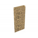 SOBRE PAPEL BASIKA KRAFT RECICLADO CON FUELLE ESTAMPADO LIBRERIA TAMAÑO S 150X300 MM PAQUETE DE 25 U