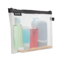 BOLSA DE VIAJE LEITZ WOW CON CREMALLERA RESISTENTE AL AGUA COLOR NEGRO 240X170 MM