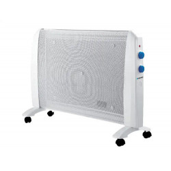 RADIADOR BLAUPUNKT 2000W DOS NIVELES POTENCIA PROTECCION SOBRECALENTAMIENTO CON RUEDAS COLOR BLANCO