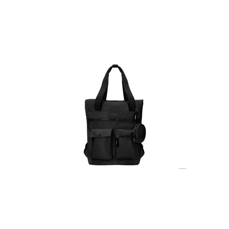 MOCHILA ANTARTIK BOLSO FLIP BAG CON ACOLCHADO PARA PORTATIL 15'' COLOR NEGRO 400X120X390 MM