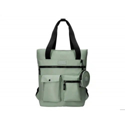 MOCHILA ANTARTIK BOLSO FLIP BAG CON ACOLCHADO PARA PORTATIL 15'' VERDE 400X120X390 MM