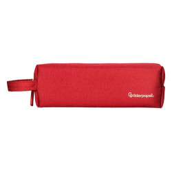 ESTUCHE PORTATODO LIDERPAPEL CLASSIC RECTANGULAR CON ASA 210X70MM ROJO