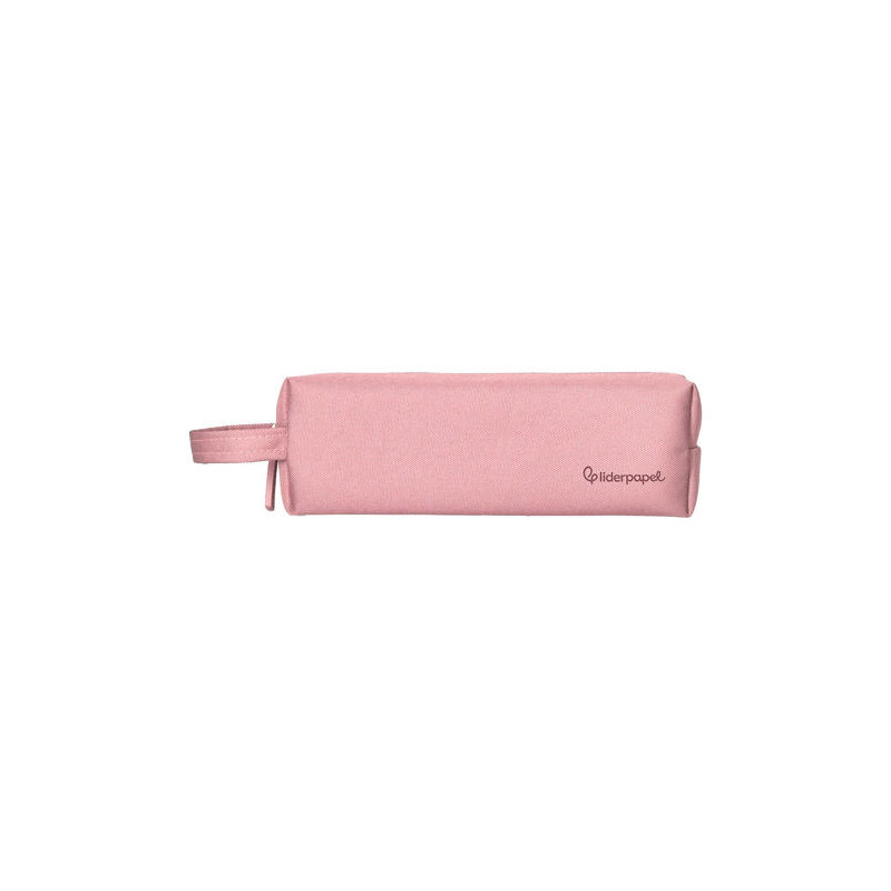 ESTUCHE PORTATODO LIDERPAPEL CLASSIC RECTANGULAR CON ASA 210X70MM ROSA