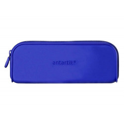 ESTUCHE PORTATODO ANTARTIK PRISMA SILICONA SOFT RECTANGULAR 185X50X75 MM COLOR AZUL OSCURO