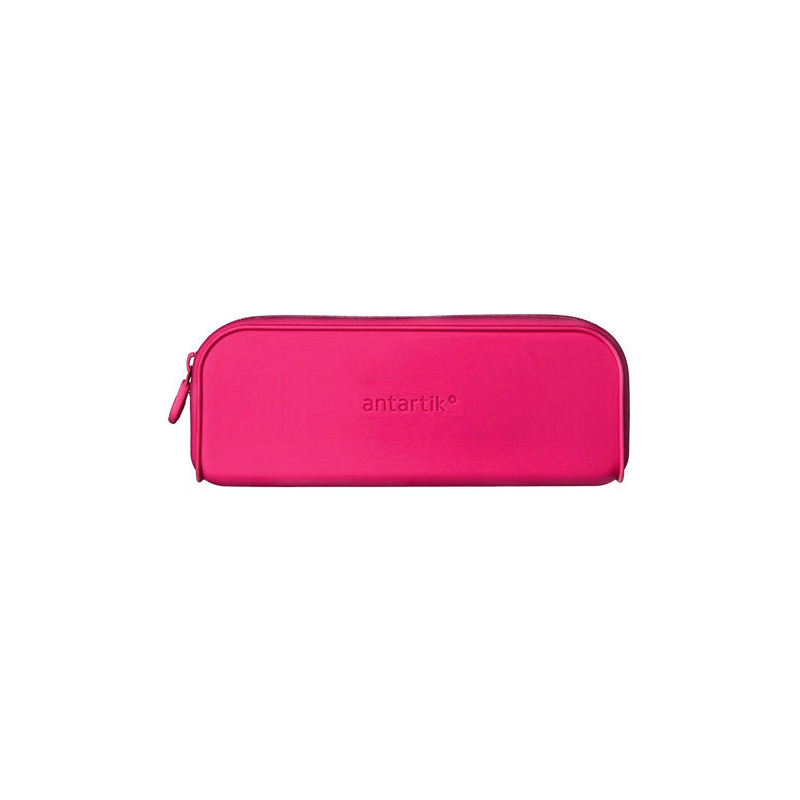 ESTUCHE PORTATODO ANTARTIK PRISMA SILICONA SOFT RECTANGULAR 185X50X75 MM ROSA FUCSIA