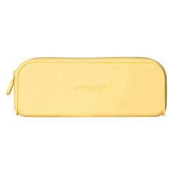 ESTUCHE PORTATODO ANTARTIK PRISMA SILICONA SOFT RECTANGULAR 185X50X75 MM COLOR AMARILLO