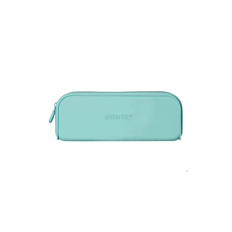 ESTUCHE PORTATODO ANTARTIK PRISMA SILICONA SOFT RECTANGULAR 185X50X75 MM MENTA