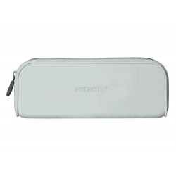 ESTUCHE PORTATODO ANTARTIK PRISMA SILICONA SOFT RECTANGULAR 185X50X75 MM GRIS