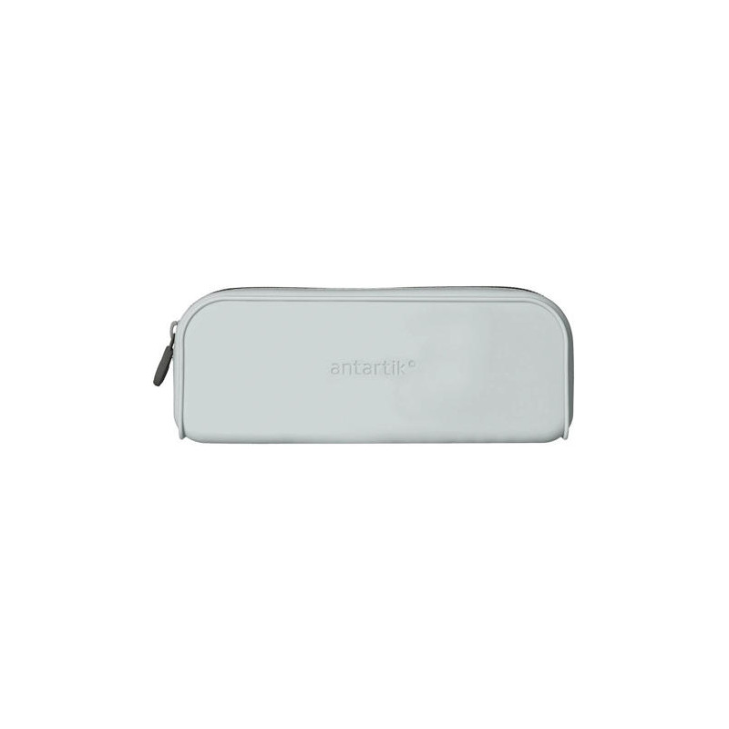 ESTUCHE PORTATODO ANTARTIK PRISMA SILICONA SOFT RECTANGULAR 185X50X75 MM GRIS