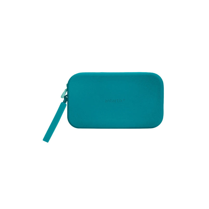 ESTUCHE PORTATODO ANTARTIK TROPICAL DIVE SILICONA SOFT RECTANGULAR 190X120X25 MM COLOR TURQUESA