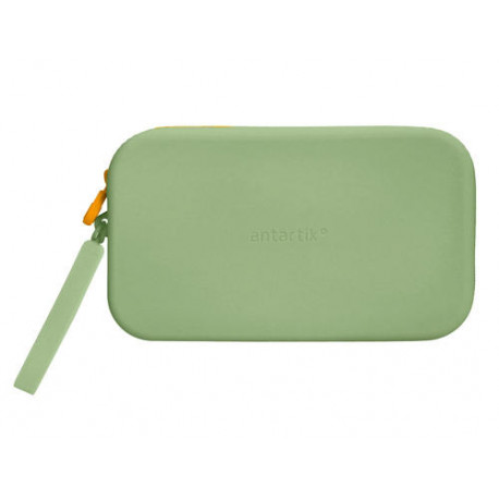 ESTUCHE PORTATODO ANTARTIK TROPICAL DIVE SILICONA SOFT RECTANGULAR 190X120X25 MM VERDE MILITAR