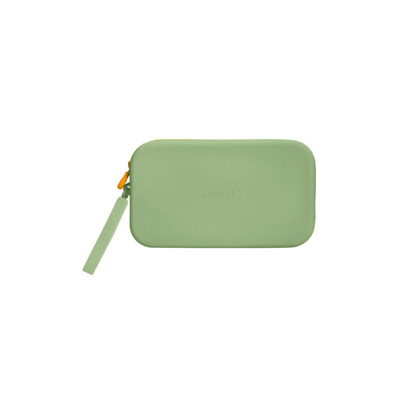 ESTUCHE PORTATODO ANTARTIK TROPICAL DIVE SILICONA SOFT RECTANGULAR 190X120X25 MM VERDE MILITAR