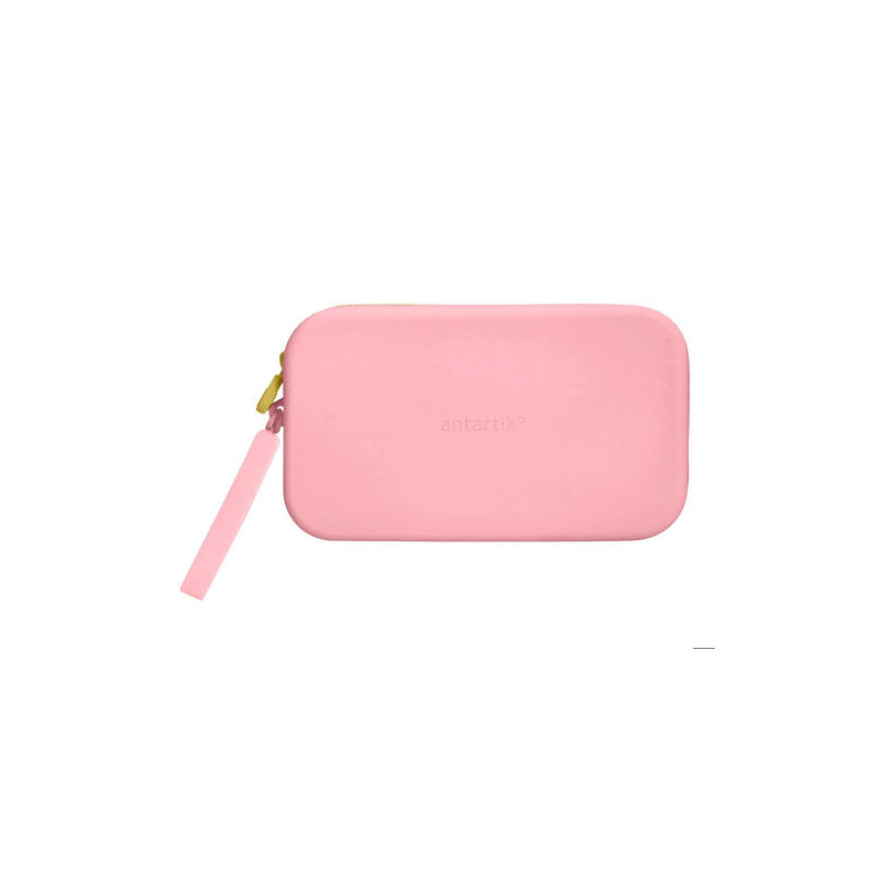 ESTUCHE PORTATODO ANTARTIK TROPICAL DIVE SILICONA SOFT RECTANGULAR 190X120X25 MM ROSA CHICLE