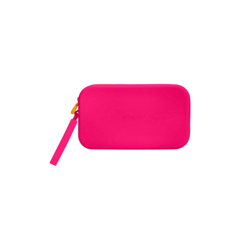 ESTUCHE PORTATODO ANTARTIK TROPICAL DIVE SILICONA SOFT RECTANGULAR 190X120X25 MM ROSA FUCSIA