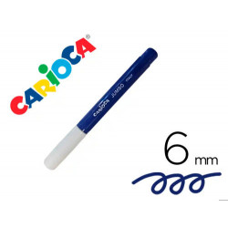 ROTULADOR CARIOCA JUMBO LAVABLE AZUL PUNTA GRUESA 6 MM