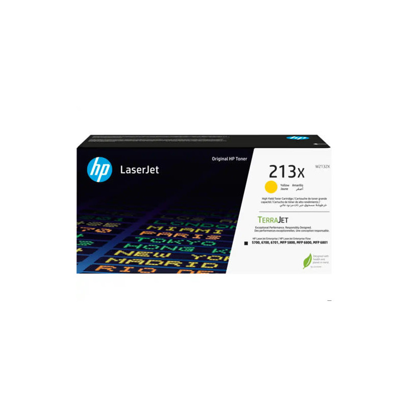 TONER HP 213X LASERJET 5700/6700/6701/MFP 5800/6800/6801 AMARILLO 6000 PAGINAS