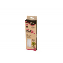 BARRA TERMOFUSIBLE PLICO COLA MAXI XL RECICLADA 11,5 MM DE DIAMETRO X 200 MM DE ALTO BLISTER DE 12 U