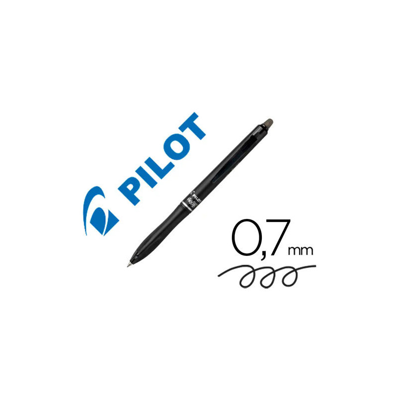 BOLIGRAFO PILOT FRIXION BALL PLUS BORRABLE 0,7 MM PUNTA MEDIA NEGRO