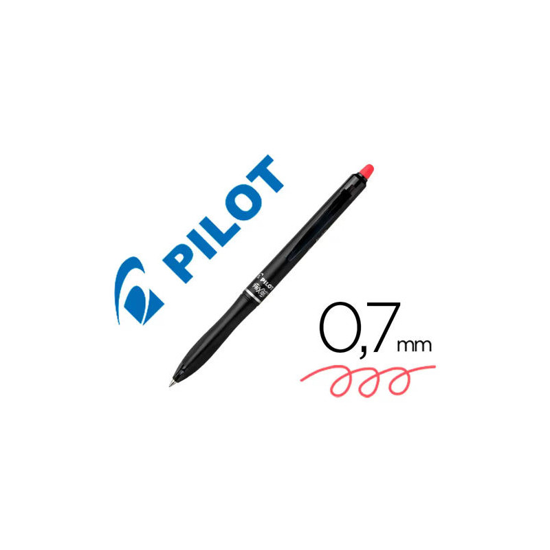 BOLIGRAFO PILOT FRIXION BALL PLUS BORRABLE 0,7 MM PUNTA MEDIA ROJO