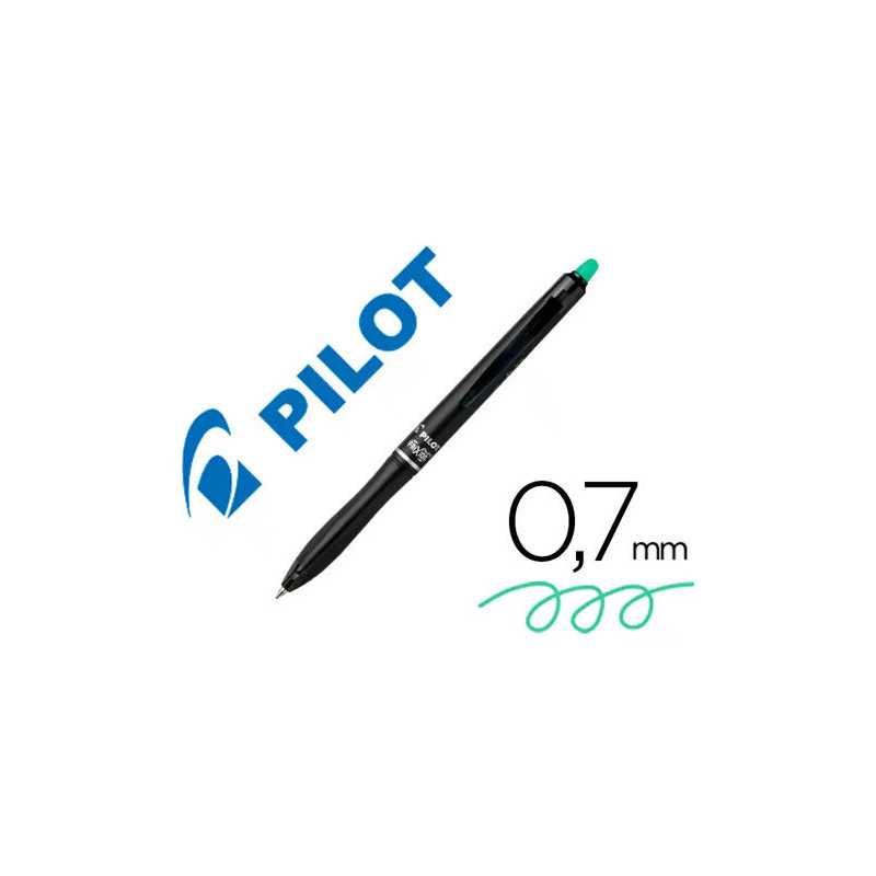 BOLIGRAFO PILOT FRIXION BALL PLUS BORRABLE 0,7 MM PUNTA MEDIA VERDE