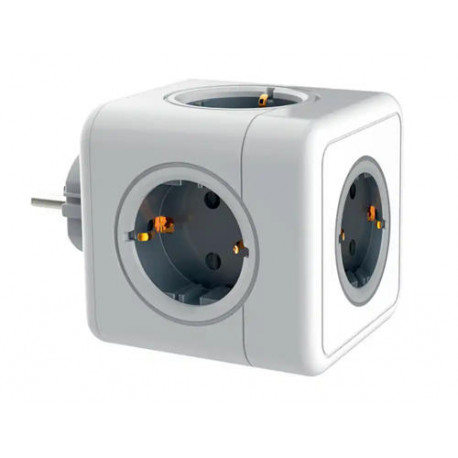 REGLETA Q-CONNECT DE CUBO ENCHUFE MULTIPLE POWER CUBE 5 EN 1 CABLE DE 1,4 MT 5 TOMAS DE CORRIENTE 75